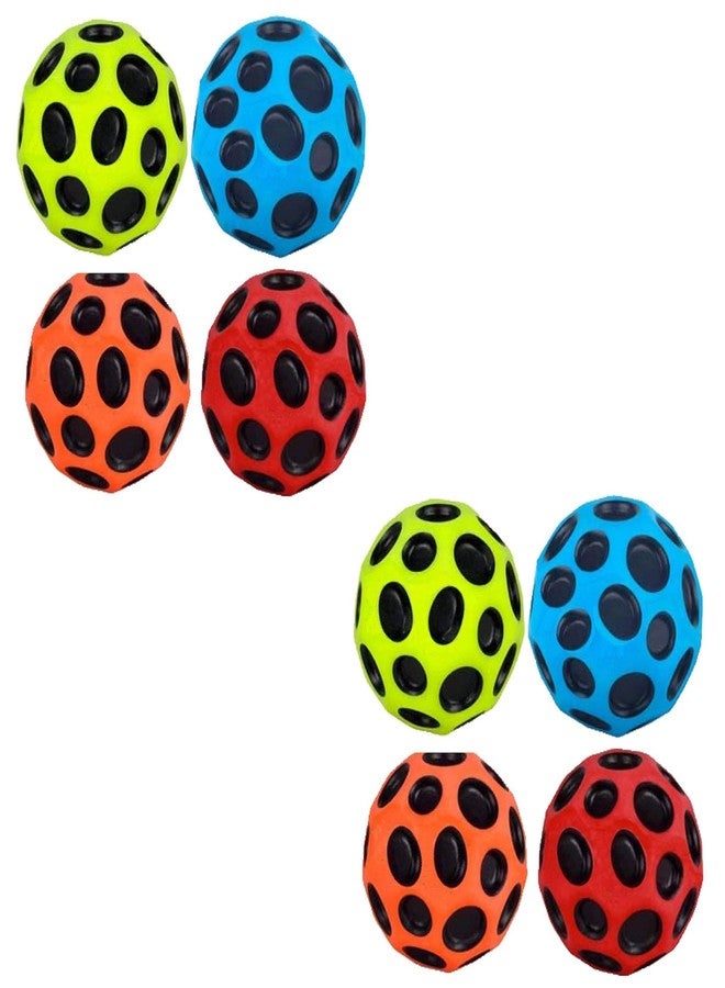 PRIMEFAIR Ball All Ages Extreme Bounce and Fun Perfect for Active Play and Outdoor Games Soft Rubber Toy Anti-Stress Return Gifts (Multicolor) Pack of 8 - Image 1